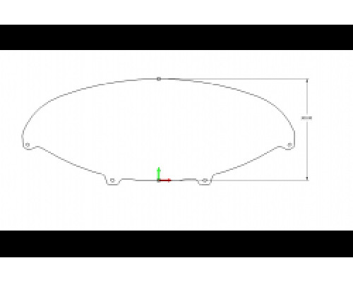 Motorcycle windscreen BMW R 1200 CL TOURIST