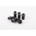 Motorcycle windshield mounting screw