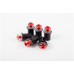 Motorcycle windshield mounting screw