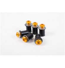 Motorcycle windshield mounting screw