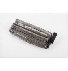 Air intake for motorcycle windshield