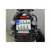 Motorcycle personalization under the license plate