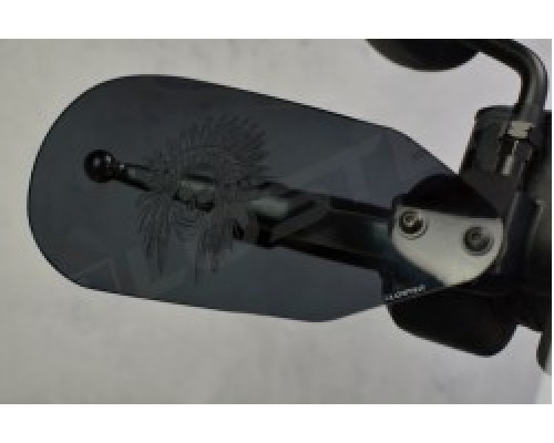 Indian Chief Dark Horse Bobber Hand Deflectors