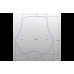 Universal motorcycle windshield U7T