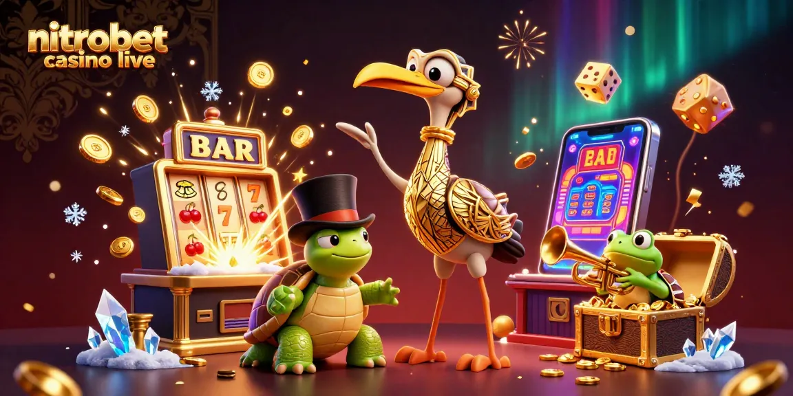 Scopri il casinò live di NitroBet e gioca con croupier reali in un'illustrazione 3D accattivante.