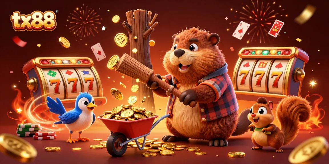 Experience winning opportunities at tx88 with golden coins raining in a vibrant casino atmosphere.