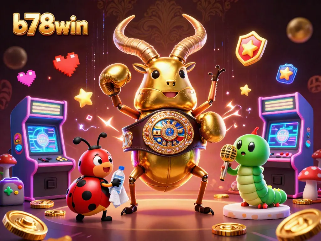 Experience thrilling gaming action at b78win with vibrant 3D characters and arcade elements