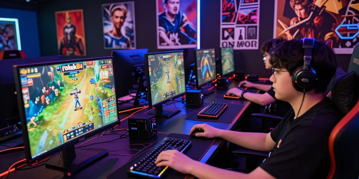 Gamers engaging with the rokok88 link in a vibrant online gaming environment full of excitement.